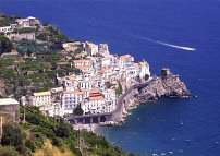 Une vue d' Amalfi